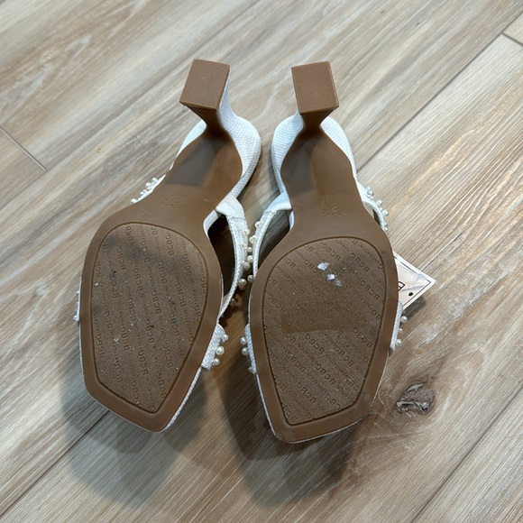 BCBG Generation Pearl Heels White / Ivory 8.5 - Picture 5 of 5